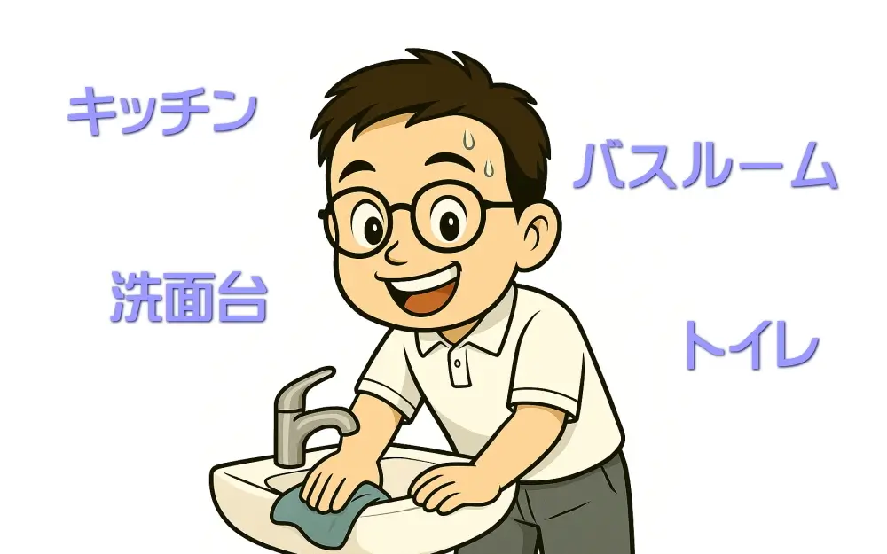 水まわり清掃サービス