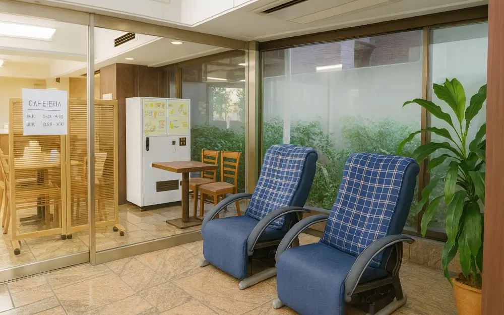 ミールズ新大阪-リフレッシュコーナーと食堂(イメージ画像)